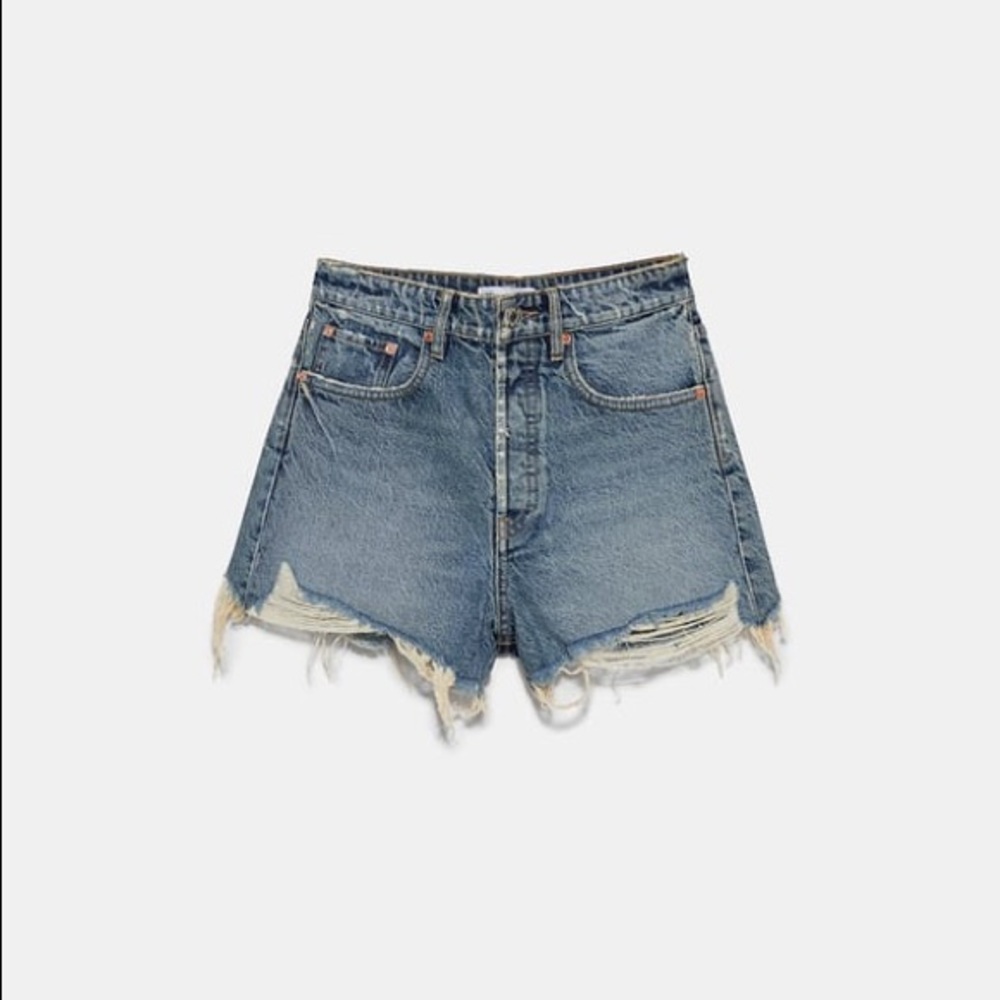 Zara denim shorts